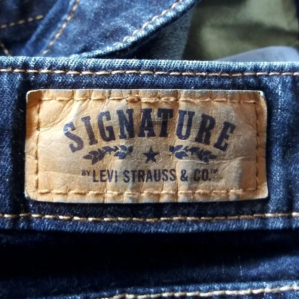 Vtg Levis Mid Rise Jeans Size 16M Stretch Pastel Green Acid Wash Interior- Flaw - Picture 7 of 12